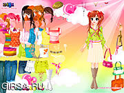 Флеш игра онлайн Цветастое Dressup / Colorful Dressup