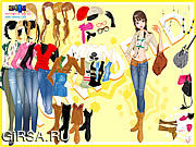 Флеш игра онлайн Cowboy Boots Dressup