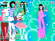 Флеш игра онлайн Disco Fever Dressup