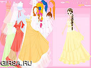 Флеш игра онлайн Вечернее Платье Dressup