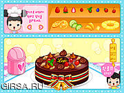 Флеш игра онлайн Fruit Cake Decoration