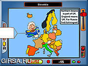 Флеш игра онлайн Geography Game: Europe