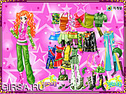 Флеш игра онлайн Ginger Star Dressup