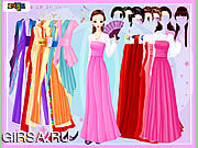 Флеш игра онлайн Gown and Robe Dressup