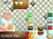 Флеш игра онлайн The Great Burger Builder