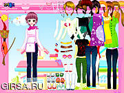 Флеш игра онлайн Happy Pink Dressup