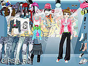 Флеш игра онлайн HipHop Dressup