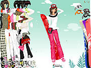 Флеш игра онлайн Hot Snow Skiing Apparel