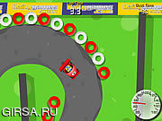 Флеш игра онлайн Картинг / Kart Racing