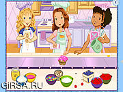 Флеш игра онлайн Падуб Hobbie: Создатель булочки / Holly Hobbie: Muffin Maker