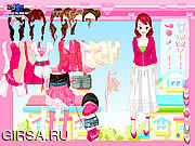 Игра Розовый шкаф Dressup