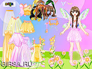Флеш игра онлайн Pink Fairy Dressup