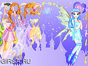 Флеш игра онлайн Purply Fairy Dressup