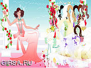 Флеш игра онлайн Розовая невеста Dressup / Rose Bride Dressup