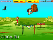 Флеш игра онлайн Sextreme Catapult