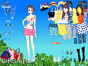 Флеш игра онлайн Spring Leaves Dressup