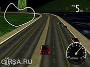 Флеш игра онлайн Уличный Гонщик / Street Racer