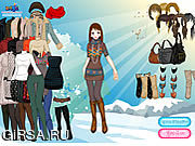 Флеш игра онлайн Sun Snow Dressup