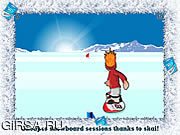Флеш игра онлайн Швейцарский Сноуборд Бокс / Swiss Snowboard Box