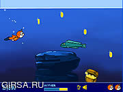 Флеш игра онлайн Игрушечный идет поплавать / Teddy Goes Swimming