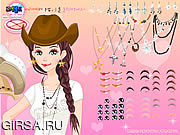 Флеш игра онлайн Texan Beauty Dressup