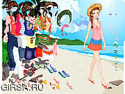 Флеш игра онлайн Thailand Beach Dress up