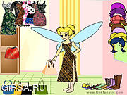 Флеш игра онлайн Tinkerbell Dress up 3