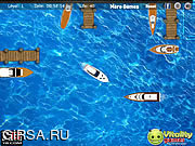 Флеш игра онлайн Парковка яхты / Yacht docking worldwide
