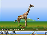 Флеш игра онлайн Спортивное состязание Йети (часть 5) - Фламинго Драйв / Yeti Sports (Part 5) - Flamingo Drive