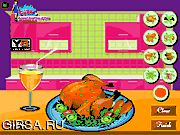 Флеш игра онлайн Вкусный день благодарения / Yummy Thanksgiving Turkey