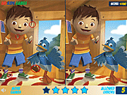 Флеш игра онлайн Зак & Кря Различия / Zack & Quack Differences