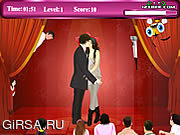 Флеш игра онлайн Zanessa Kissing