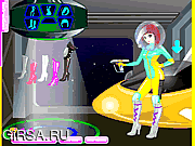 Флеш игра онлайн Девушка Zita космоса одевает вверх / Space Girl Zita Dress Up