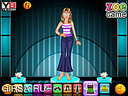 Флеш игра онлайн Наряд для Зои / Zoe with Barbie dressup