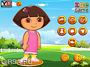 Флеш игра онлайн Наряд для Зои и Даши / Zoe with dora dressup