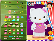 Флеш игра онлайн Наряд для Зои и Хэллоу Китти / Zoe With Hello Kitty Dressup