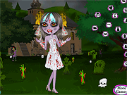 Флеш игра онлайн Зомби Невеста Одеваются / Zombie Bride Dress Up