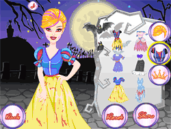 Флеш игра онлайн Костюм принцессы зомби / Zombie Princess Costumes