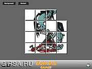 Флеш игра онлайн Зомбо-пазл / Zombie Slider Puzzle