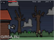 Флеш игра онлайн Zombie Assault