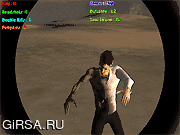 Флеш игра онлайн Зомби - Снайпер
