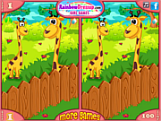 Флеш игра онлайн Животные в зоопарке / Zoo Animals Differences