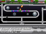 Флеш игра онлайн Зума Pippeline Вызов / Zuma Pippeline Challenge